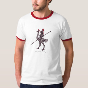 Cooler Ritter auf T - Shirt der grafischen Kunst