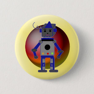 Cooler Roboter Button