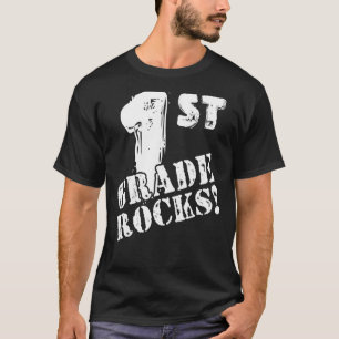 Cooler Rock-Lehrer der ersten Klasse zurück zur Sc T-Shirt