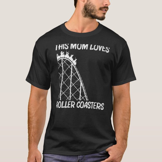 Cooler Roller Untersetzer für Mama Mütterpark T-Shirt (Vorderseite)