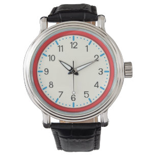 Cooler Roter Rahmen Frosty Armbanduhr