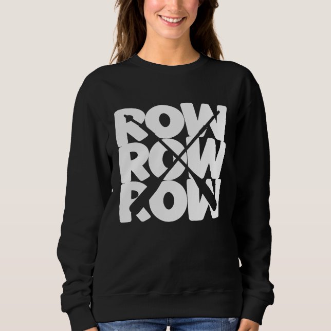 Cooler Ruderer für Rudern Sweatshirt (Vorderseite)