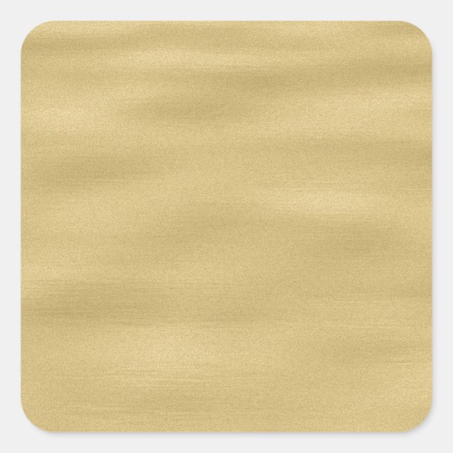 Cooler Sandstrand Quadratischer Aufkleber (Vorderseite)