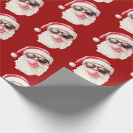 Cooler Santa Bubble Gum Sonnenbrille Weihnachten R Geschenkpapier
