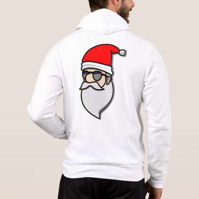 Cooler Santa Santa Santa Santa Hoodie (Rückseite)