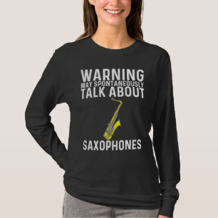 Cooler Saxophon für Männer Frauen Jazzspieler Mars T-Shirt