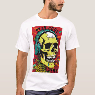 Cooler Schädel Gen X T - Shirt bleibe