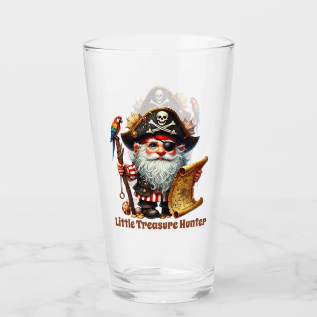 Cooler Schatzsucher Glas (Vorderseite)