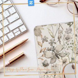 Cooler Schreibtisch - beige Elfenbeinküste - schön Mousepad