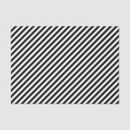 Cooler Schwarz-Weiß-Streifen, klassisch geometrisc Seidenpapier