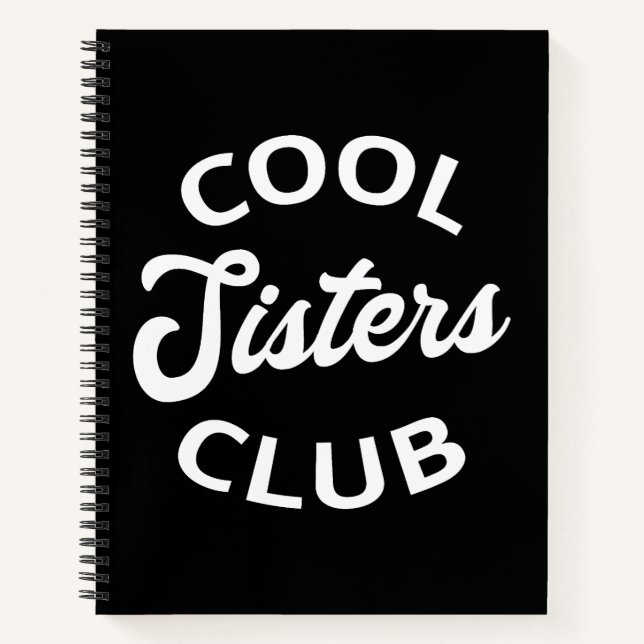 Cooler Schwesterklub I Notizbuch (Vorderseite)