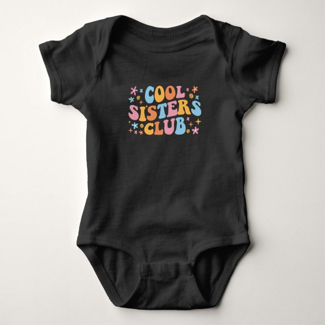 Cooler Schwesterklub III Baby Strampler (Vorderseite)