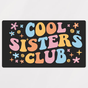 Cooler Schwesterklub III Etiketten