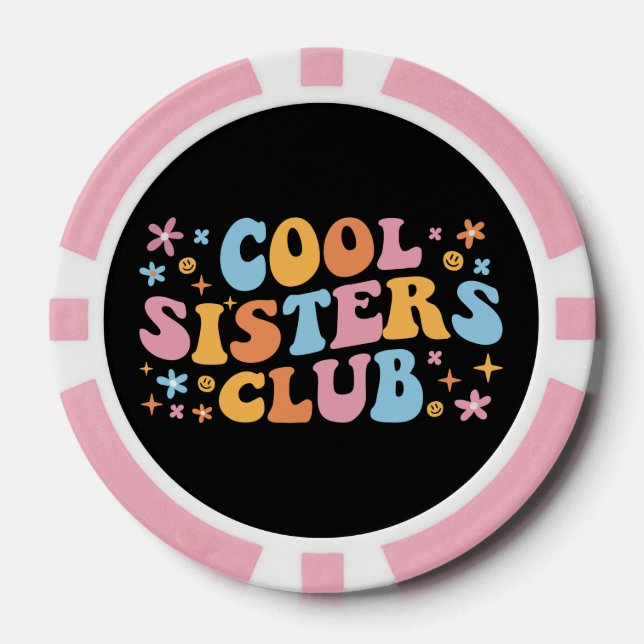 Cooler Schwesterklub III Pokerchips (Vorderseite)