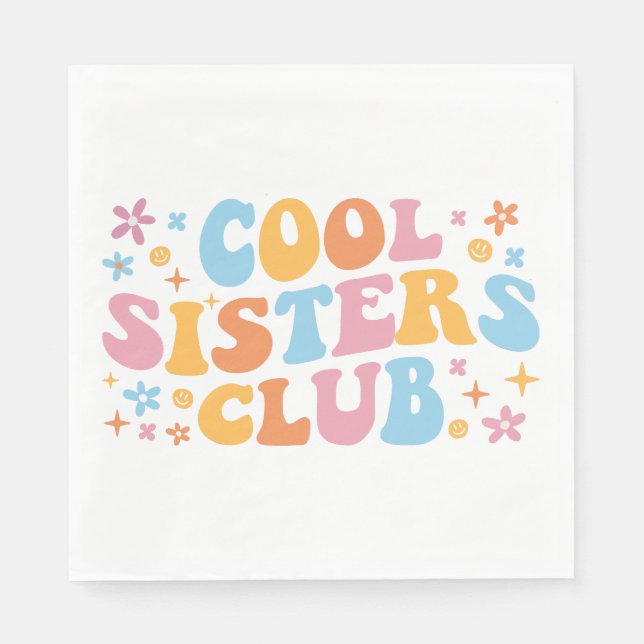 Cooler Schwesterklub III Serviette (Vorderseite)