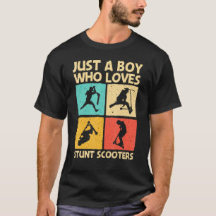 Cooler Scooter für Jungs Kindermädchen Scooter T-Shirt
