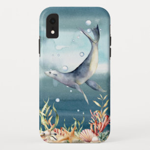 Cooler Seelöwe Wasserunterwasserszene Case-Mate iPhone Hülle