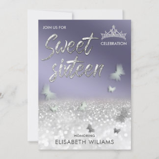 Cooler Silberschmetterling, Silberschmetterling Einladung