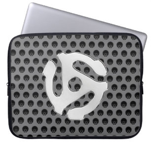 COOLER Silver Chrome Wie 45 Distanz DJ Print Laptopschutzhülle