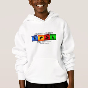 Cooler Skateboarding ist es eine Lebensart Hoodie
