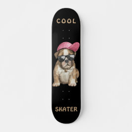 COOLER SKATER DOG SKATEBOARD