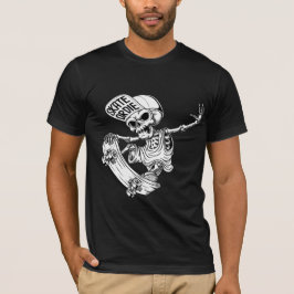 Cooler Skater Skeleton - Grunge & Emo Streetwear T-Shirt