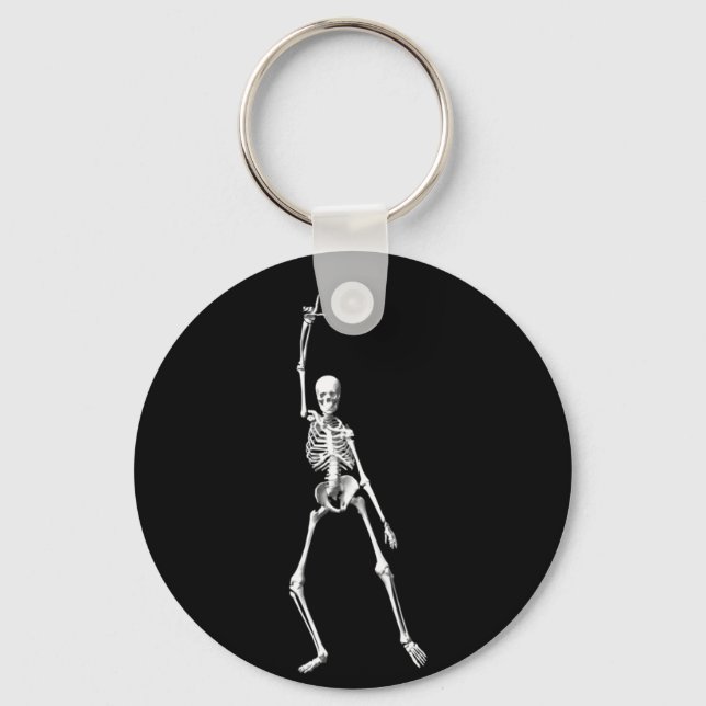 Cooler Skeletton-Schlüsselanhänger Schlüsselanhänger (Vorderseite)