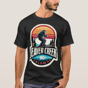Cooler Skilanglauf der 90er Jahre T-Shirt
