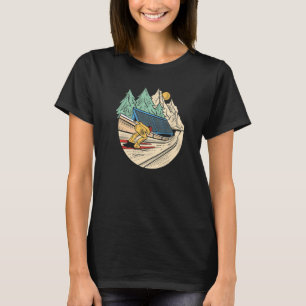 Cooler Skisprung Ski Jumping Ski Flying Skisport T-Shirt