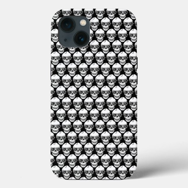 Cooler Skull-Handy-Fall Case-Mate iPhone Hülle (Rückseite)