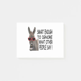 Cooler Smart Donkey Post-it Klebezettel