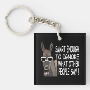 Cooler Smart Donkey Schlüsselanhänger