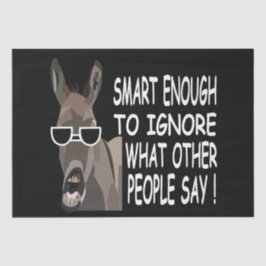 Cooler Smart Donkey Seidenpapier