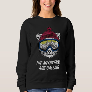 Cooler Snowboard Skiliebhaber Bergskifahrer Lustig Sweatshirt
