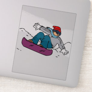 Cooler Snowboarder Snowboardgeschenk Liebe im Aufkleber