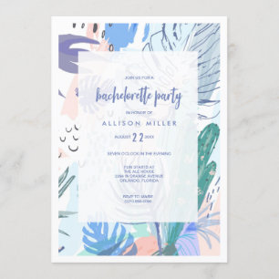 Cooler Sommer-tropischer Einladung