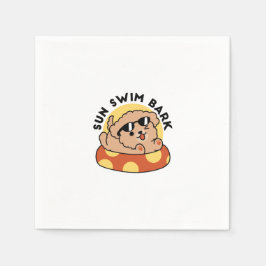 Cooler Sommerhund Floating - Niedliches Puppy Pool Serviette