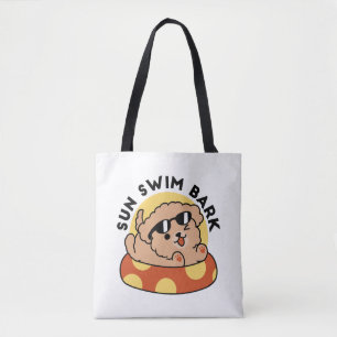 Cooler Sommerhund Floating - Niedliches Puppy Pool Tasche