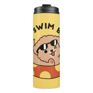 Cooler Sommerhund Floating - Niedliches Puppy Pool Thermosbecher