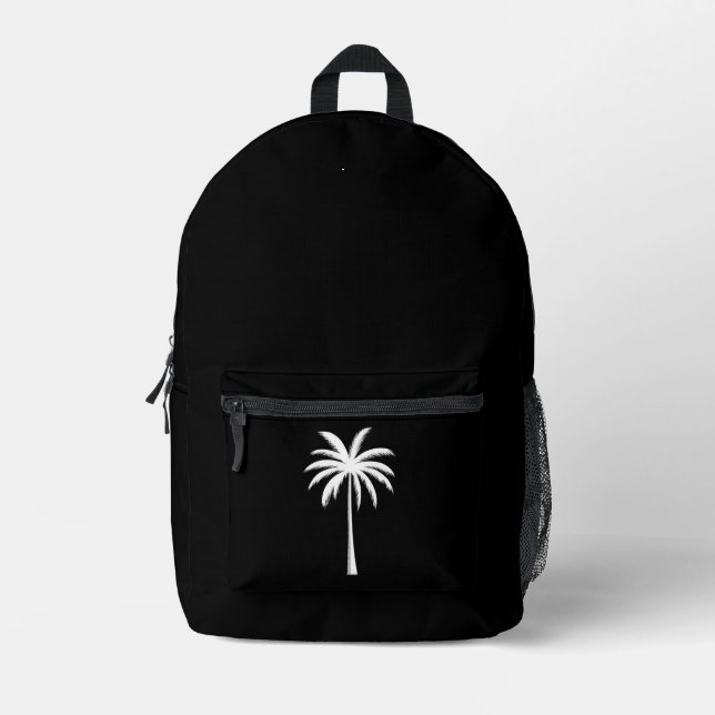 Cooler Sommerurlaub Sunset Beach Palm Tree Bedruckter Rucksack (Vorderseite)