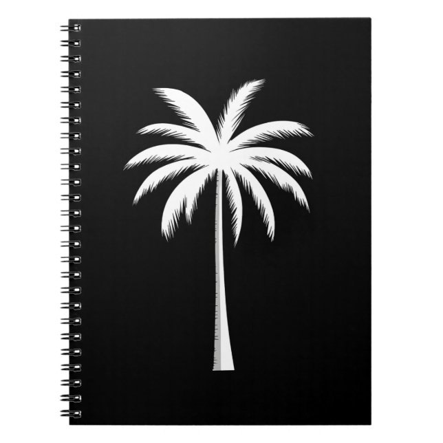 Cooler Sommerurlaub Sunset Beach Palm Tree Notizblock (Vorderseite)
