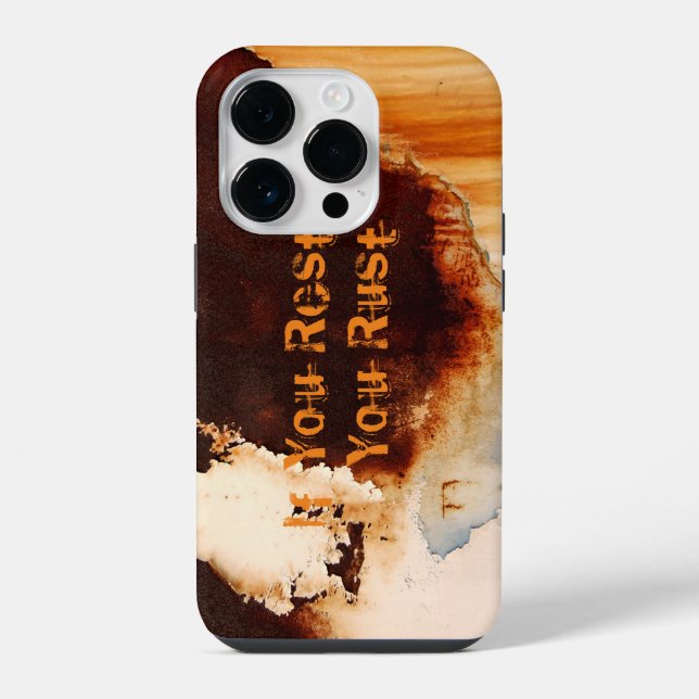 Cooler Spaß an der Rust iPhone 14 Pro Hülle (Rückseite)