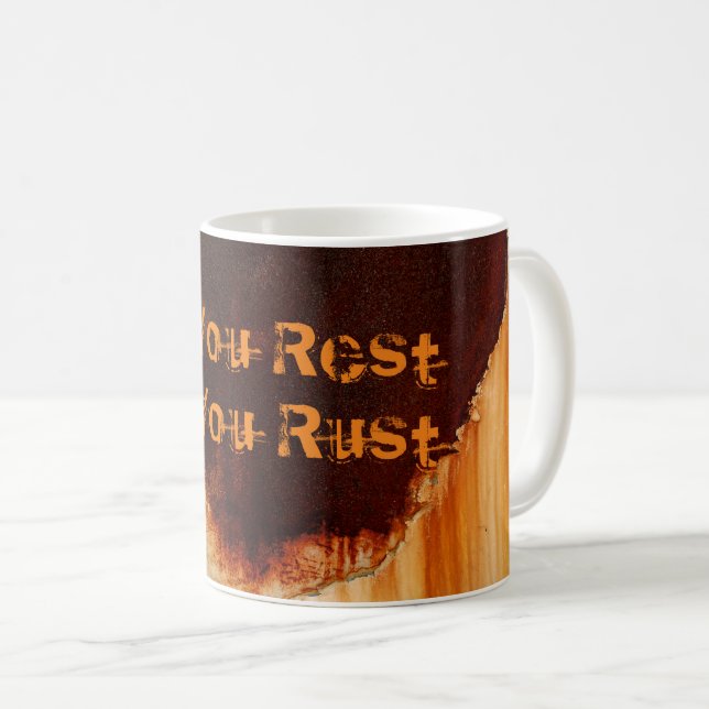 Cooler Spaß an der Rust Kaffeetasse (VorderseiteRechts)
