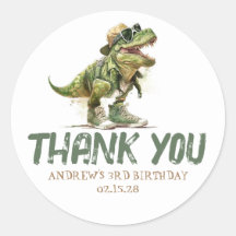 Cooler Spaß Dinosaur Rex Geburtstag Vielen Dank