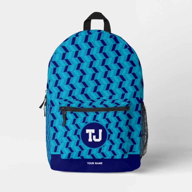 Cooler Sport - Einzigartig zurück zur Schule Bedruckter Rucksack (Vorderseite)