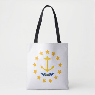 Cooler Staat der Flagge der Insel Rhode Tasche