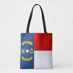 Cooler Staat der Flagge von North Carolina Tasche