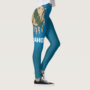 Cooler Staat der Oklahoma-Fahne Leggings