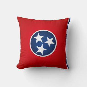 Cooler Staat von Tennessee-Flagge Kissen