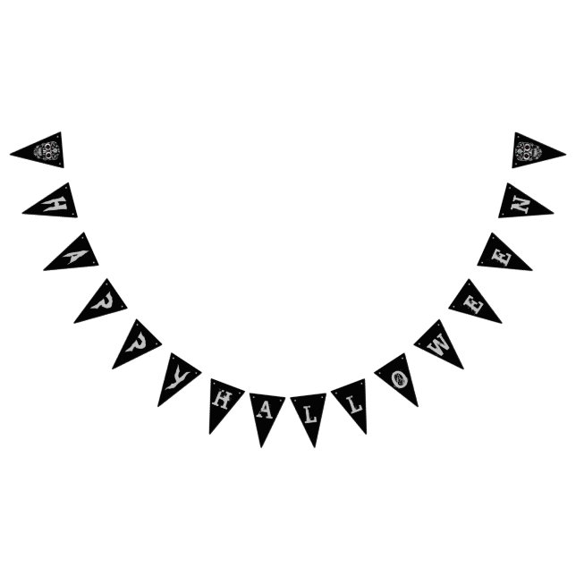 Cooler Stilftiger Halloween-Party-Banner Wimpelkette (Alle)